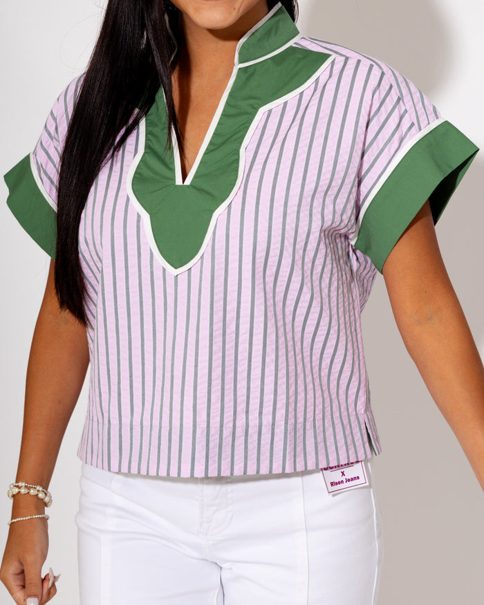The Sweet Stripe Top