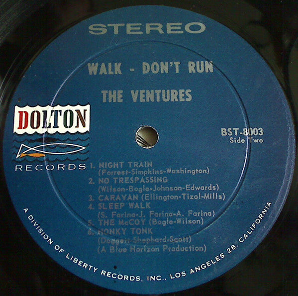The Ventures - Walk Don't Run (1962 STEREO RE)