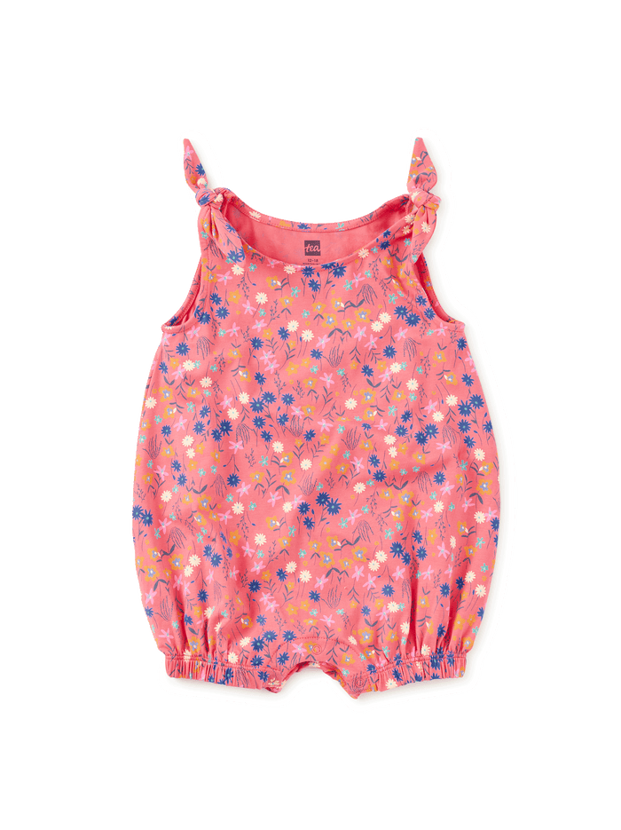 Tie Shoulder Baby Romper