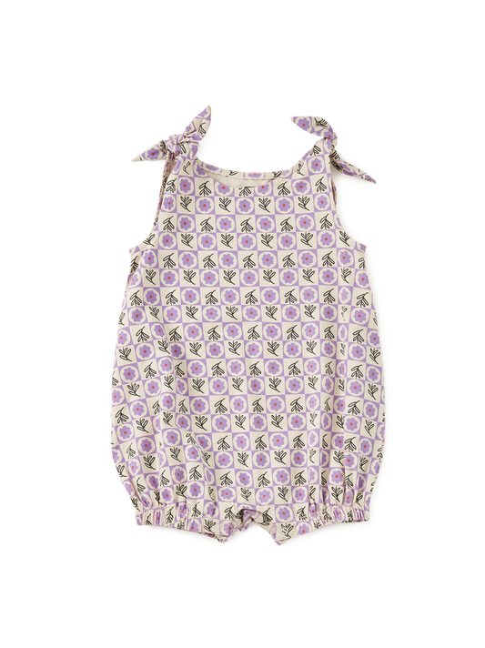 Tie Shoulder Baby Romper
