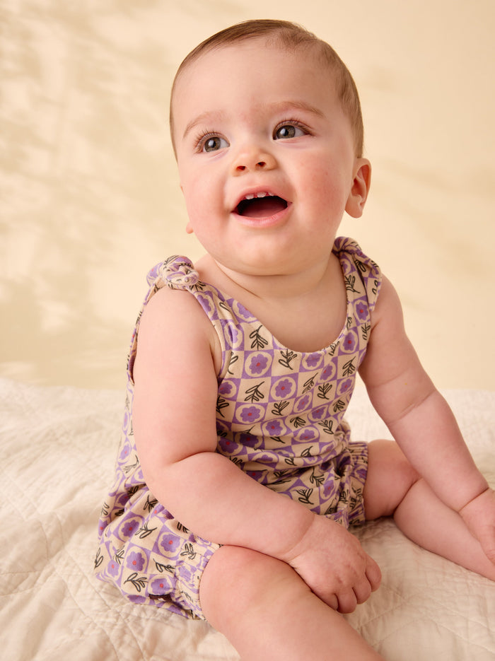 Tie Shoulder Baby Romper