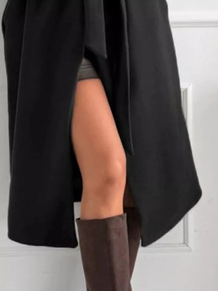 Tie Waist Longline Coat - Allen Fitness | Running Shoes, Leggings & Activewear UK