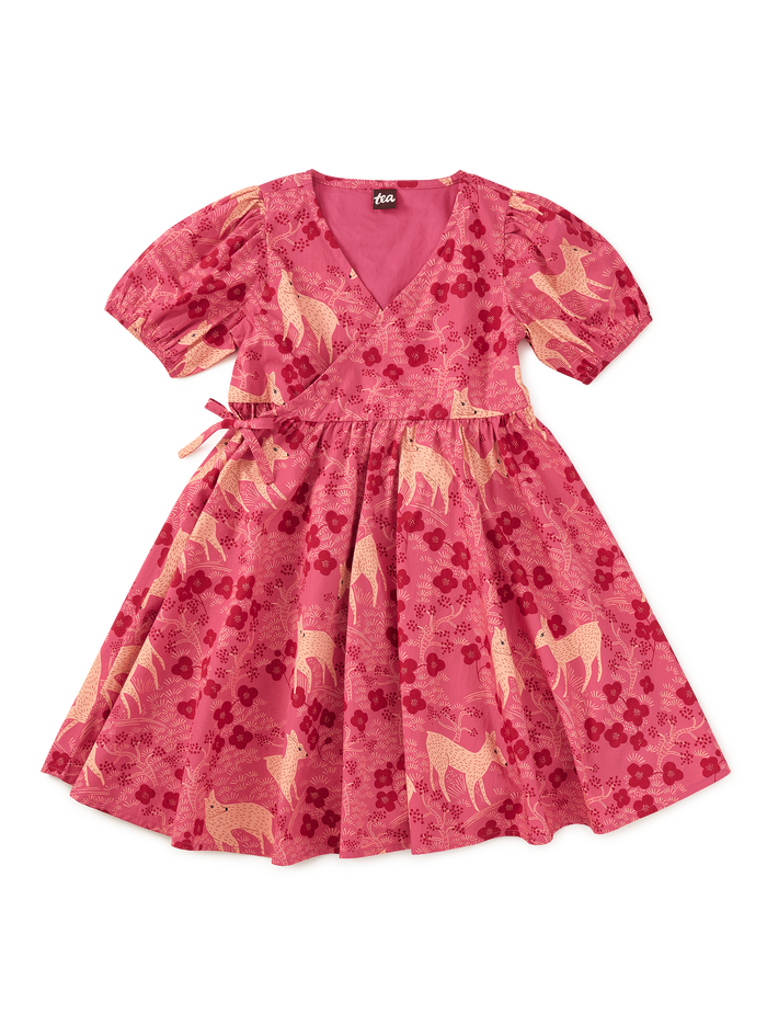 Tie Wrap Neck Dress