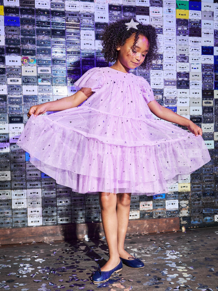 Tiered Tulle Sparkle Dress