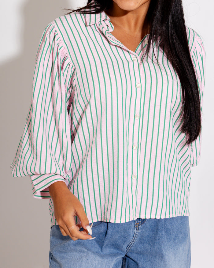 Timeless Stripe Textured Top