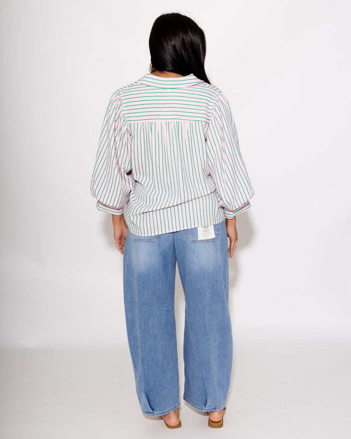 Timeless Stripe Textured Top