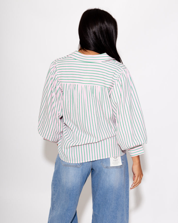 Timeless Stripe Textured Top