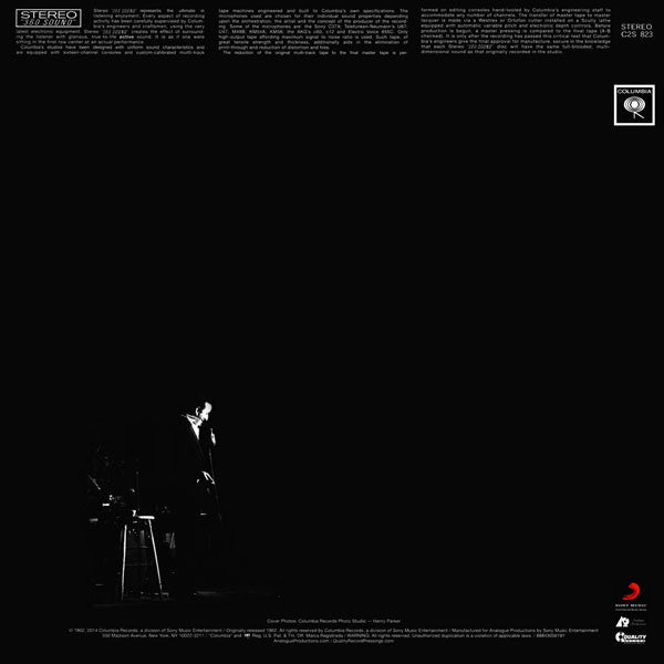 Tony Bennett - At Carnegie Hall Recorded Live June 9, 1962 (LP) [US] 2014 RP