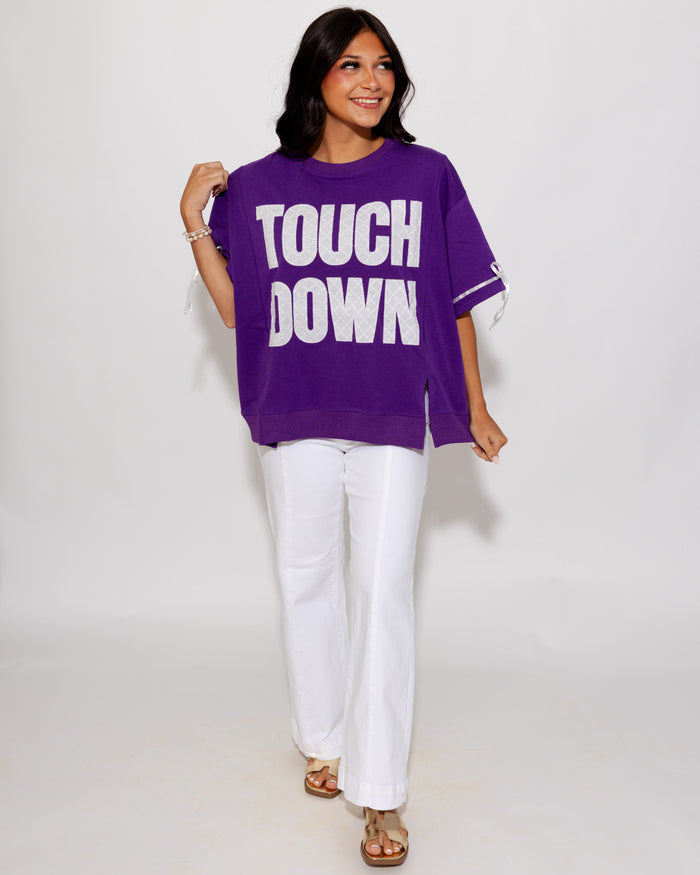 Touchdown Pullover in Purple