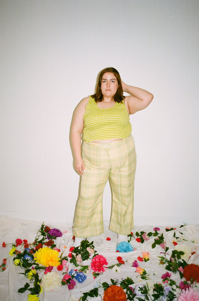 WRAY - Travis Pant – Avocado Plaid -