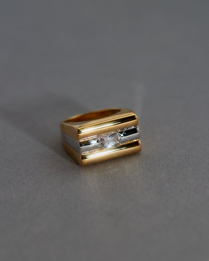 Luv Aj - Tricolore Ring- Clear -
