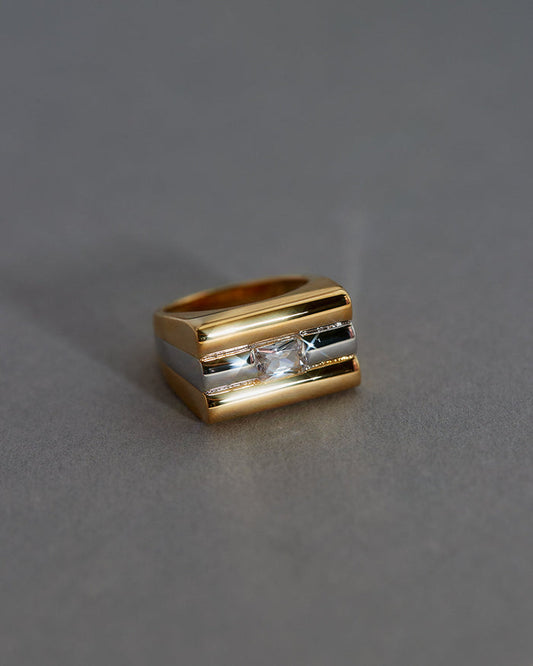 Luv Aj - Tricolore Ring- Clear -