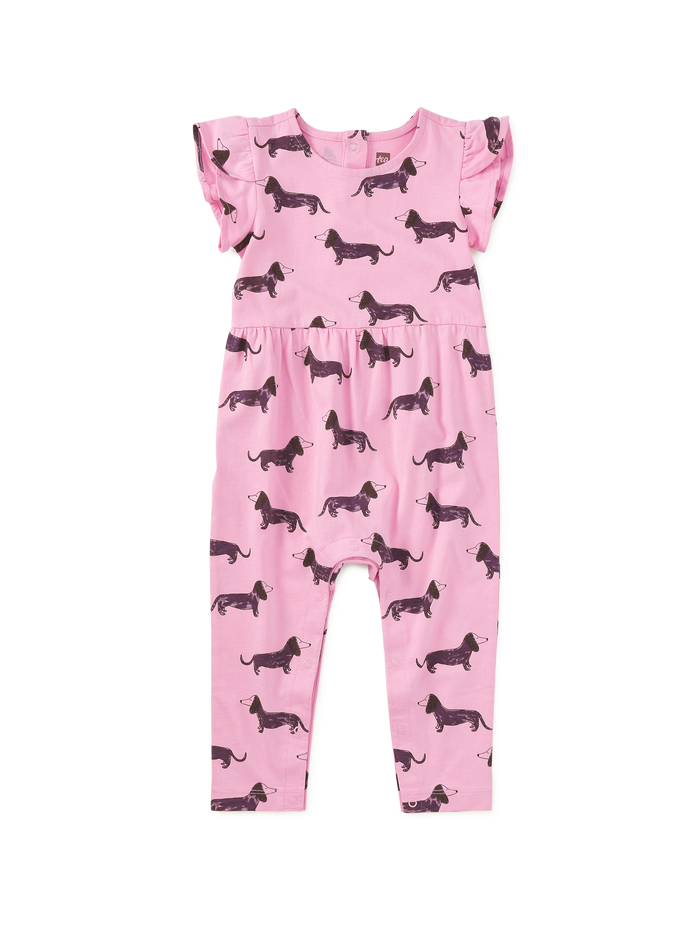 Tulip Sleeve Baby Romper
