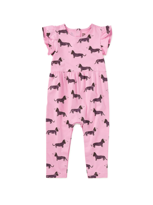 Tulip Sleeve Baby Romper
