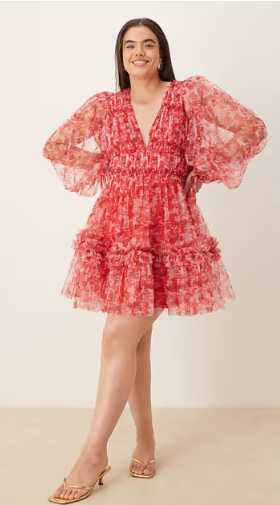 Tulle Mini Dress