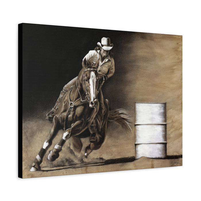 "Turn and Burn" Stretched Canvas