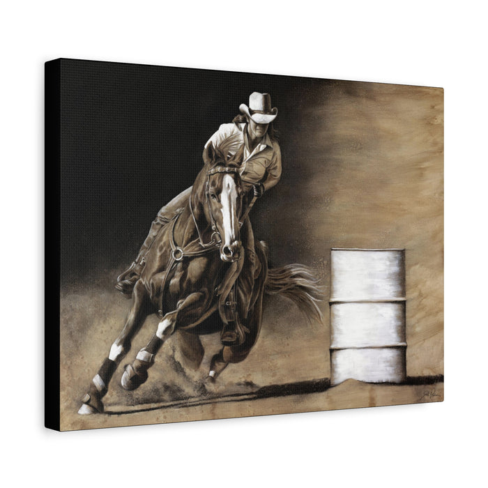"Turn and Burn" Stretched Canvas