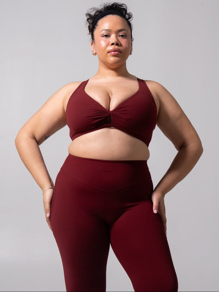 Twist Fit Sports Bra - Vineyard