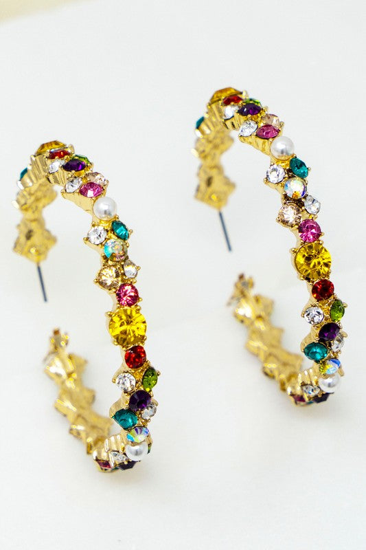Twist + Sparkle Earrings
