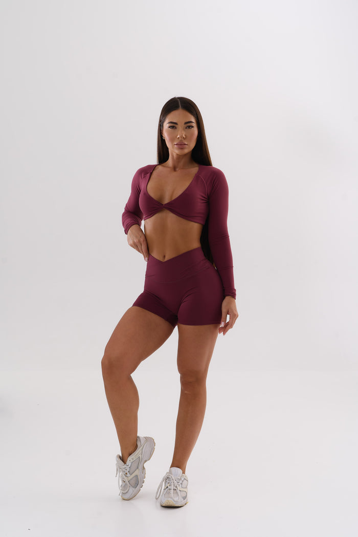 UMI Seamless Shorts – Merlot