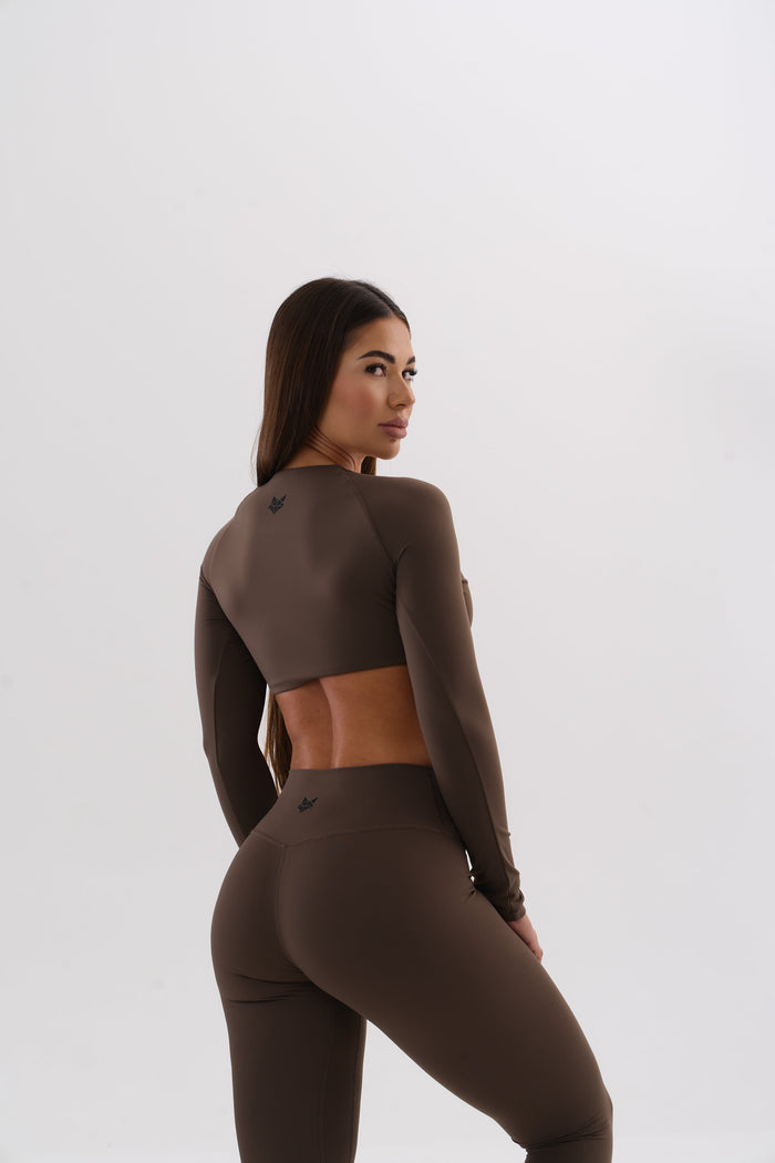 UMI Wrap Top – Espresso