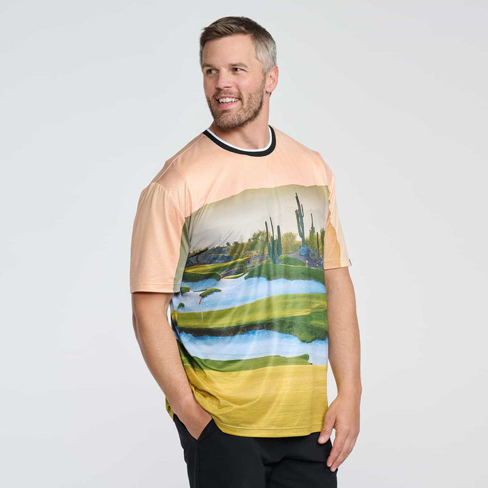 PXG men's multi golf paradise tee, alternate side view