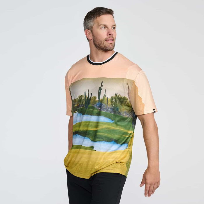 PXG men's multi golf paradise tee, side view