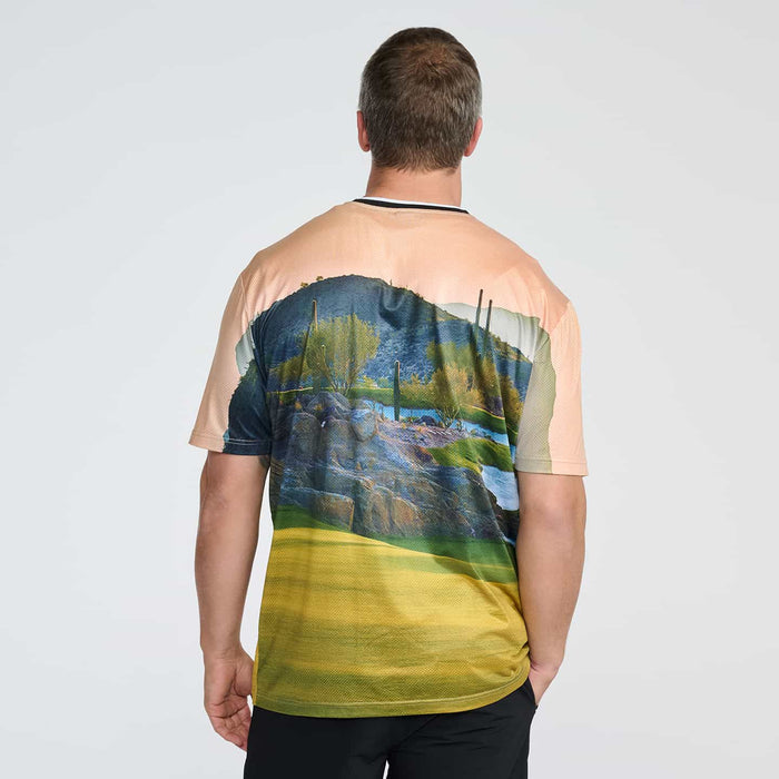 PXG men's multi golf paradise tee, back view