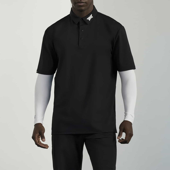 Unisex Sun Protection Shoulder Wrap in White, men's front view