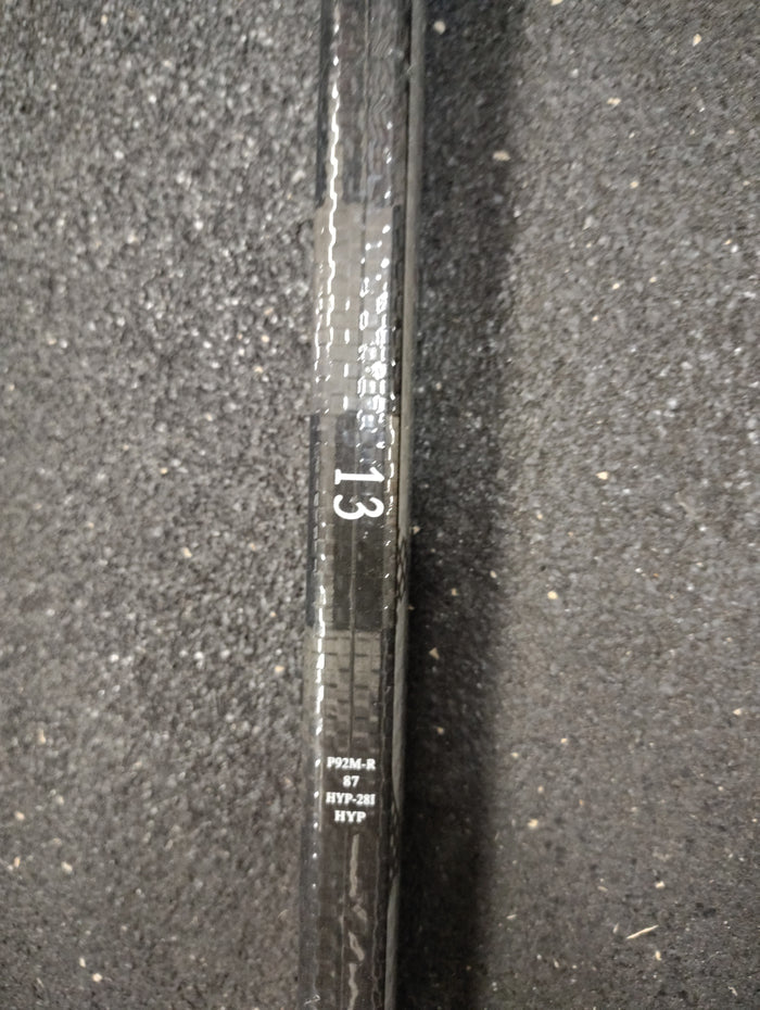 Used Bauer Hyperlite Right Handed Hockey Stick Cut Down