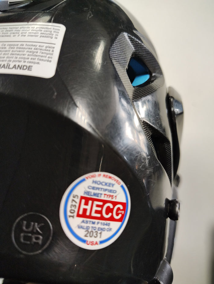 Used Bauer RE-AKT 55 Hockey Helmet Combo S/P