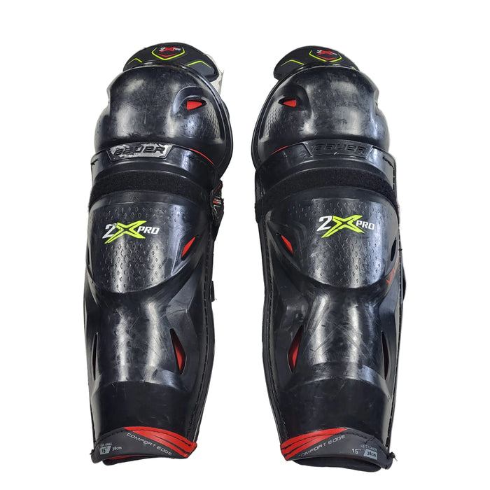 Used Bauer Vapor 2X Pro Shin Guards 15 Inch