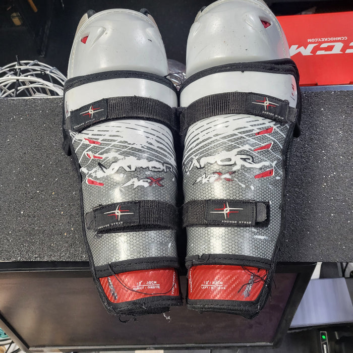 Used Bauer Vapor APX 12" Hockey Shin Guards