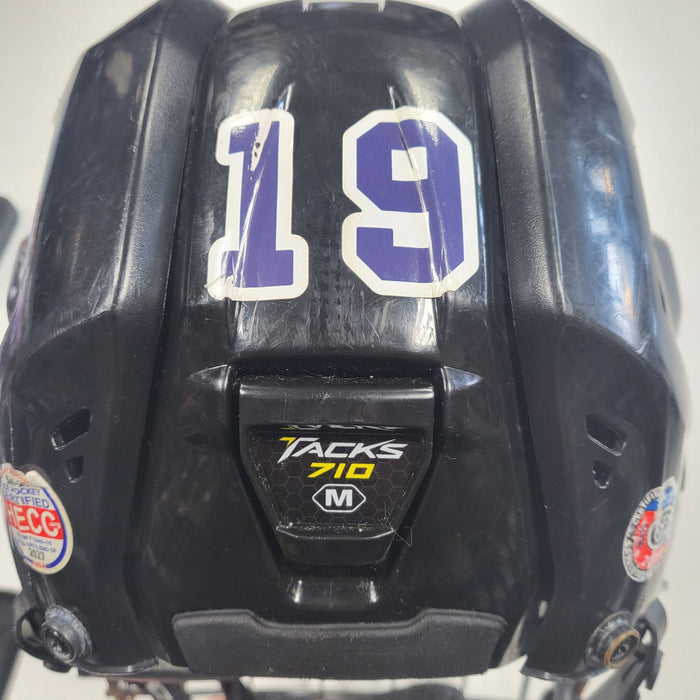 Used CCM Tacks 710 Hockey Helmet Side Medium