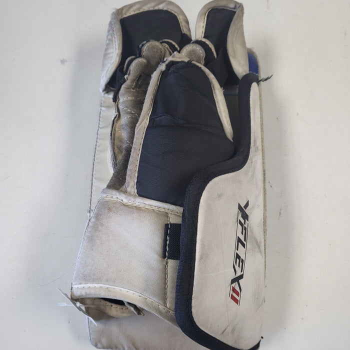 Used CCM YtFlex2 Goalie Blocker Youth Regular