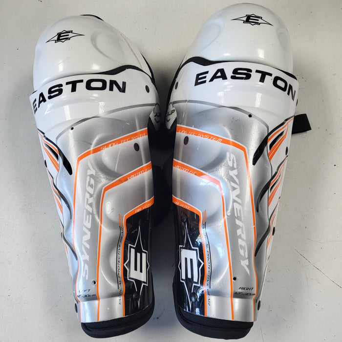Used Easton Synergy EQ30 Shin Guards - Size: 12"