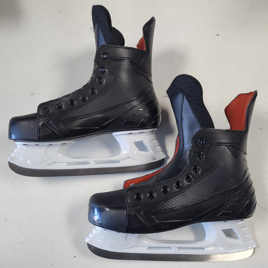 Used Hockeystickman Blackout Hockey Skate - Size: 8