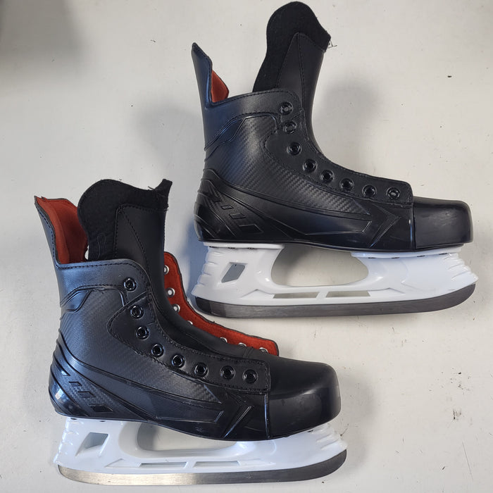 Used Hockeystickman Blackout Hockey Skate - Size: 8
