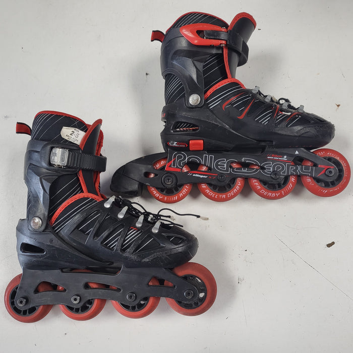 Used Stinger 5.2 Roller Derby Skates -Size: 2-5