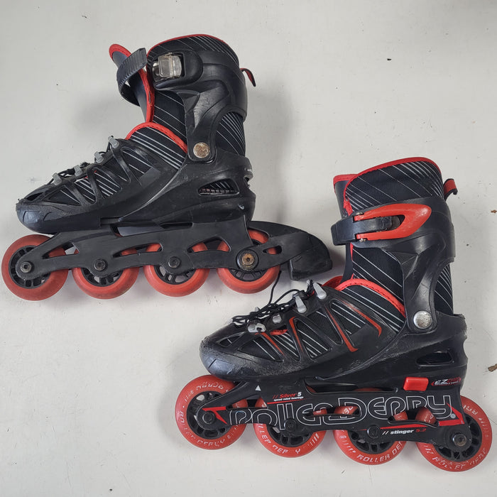 Used Stinger 5.2 Roller Derby Skates -Size: 2-5