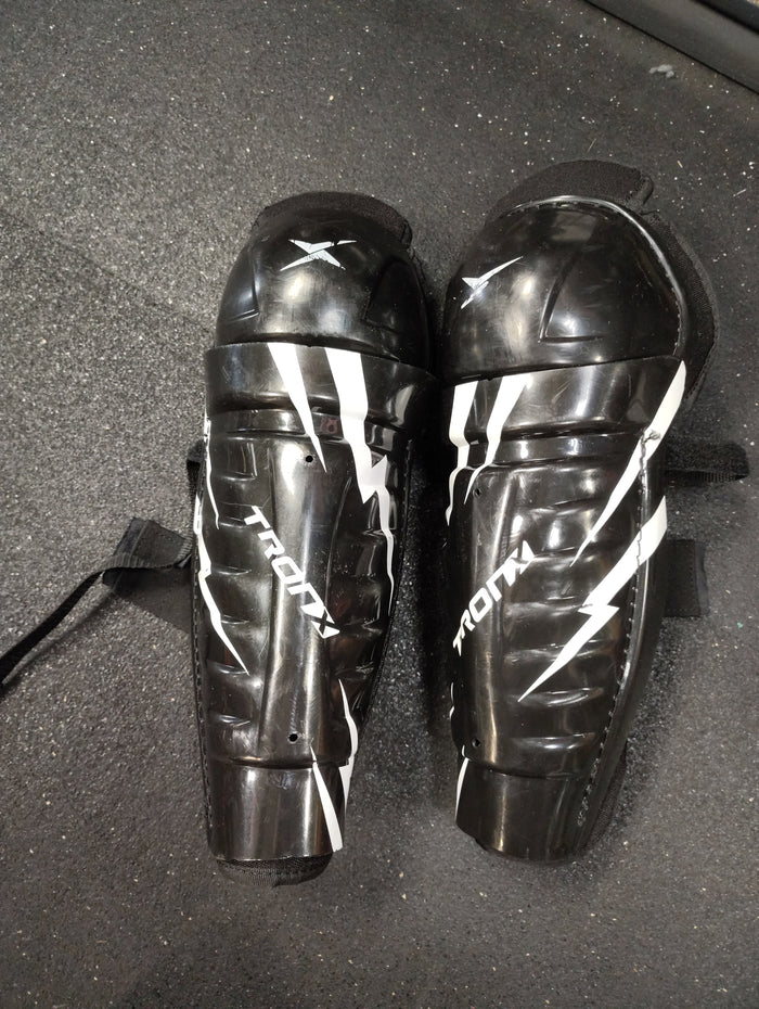 Used TronX 12" Inch Hockey Shin Guards