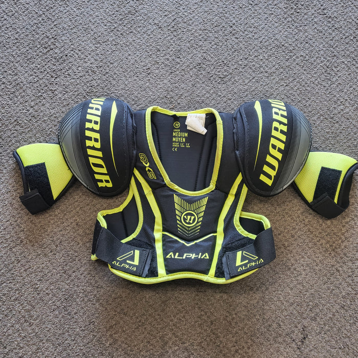 Used Warrior QX5 Junior Medium Shoulder Pads