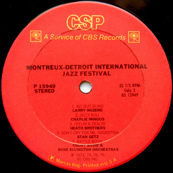 Various - Montreux-Detroit International Jazz Festival (LP) [US] (Mint (M))