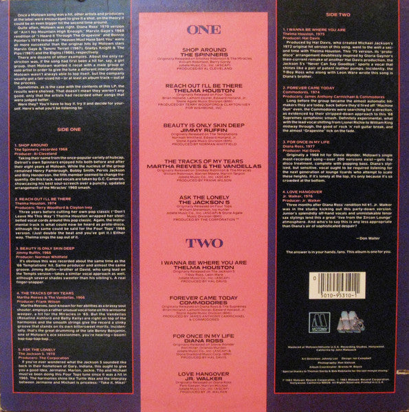 Various - Motown Superstars Sing Motown Superstars (LP) [US] 1st