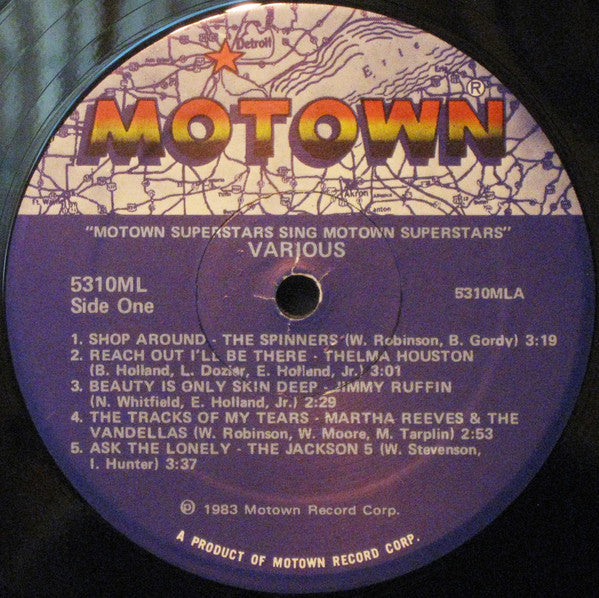 Various - Motown Superstars Sing Motown Superstars (LP) [US] 1st