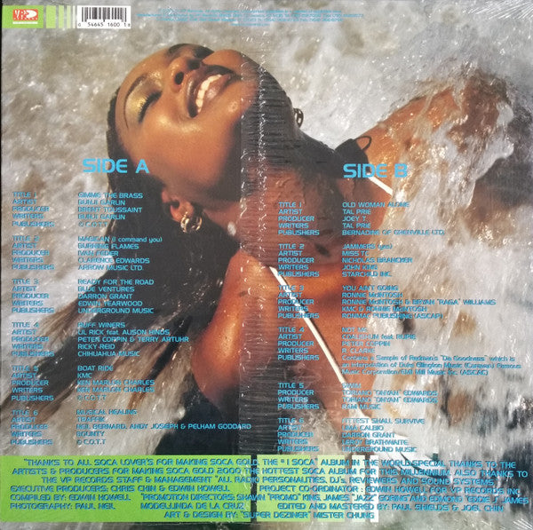 Various - Soca Gold 2000 (LP) [US] 1st (Very Good Plus (VG+))
