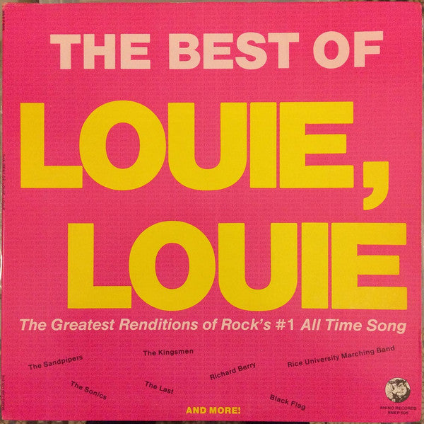 Various - The Best Of Louie, Louie (LP) [US] 1st (Near Mint (NM or M-))