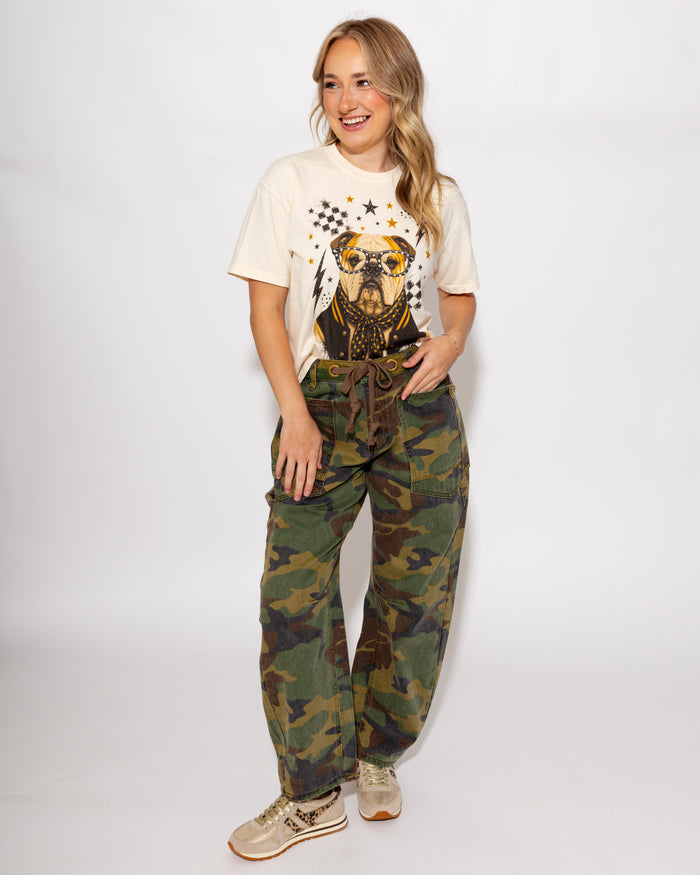 Varsity Specs Rhinestone Bulldog Spirit Tee