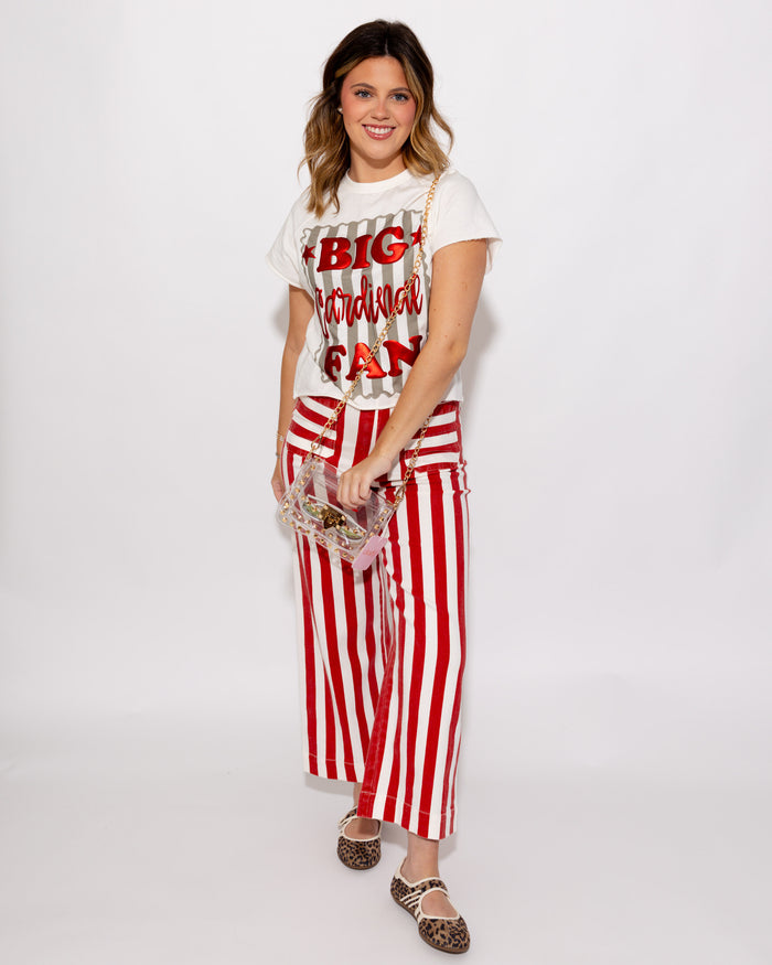 Varsity Stripe Wide Leg Pants