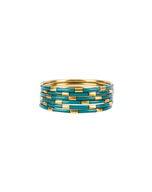 Veda Bangles - Set of 6 - Caribe